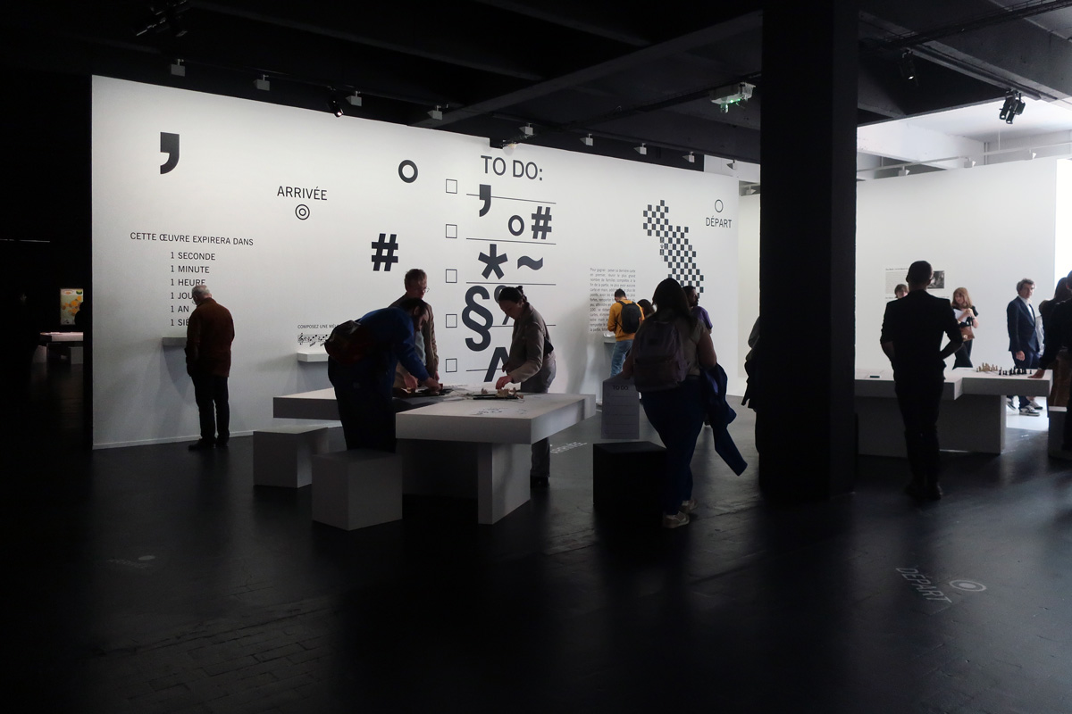 Elsa Werth, Dispositif de mediation Fluxus, Pom Pom Pidou, Le Tripostal 2025_vue generale_2